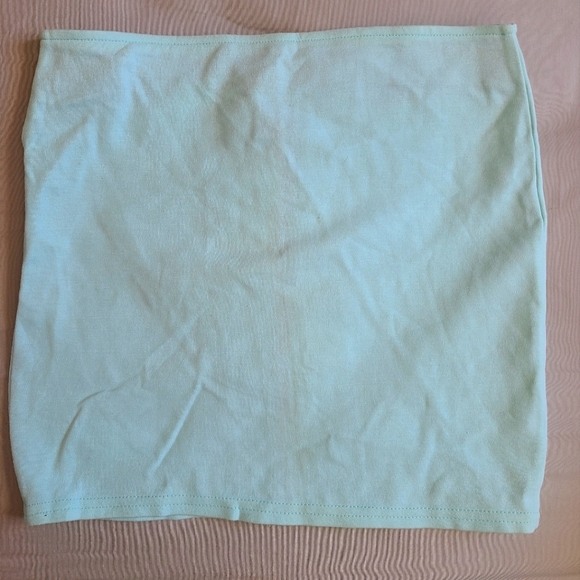Divided H&M Mint Green Mini Pencil Skirt - Picture 1 of 3